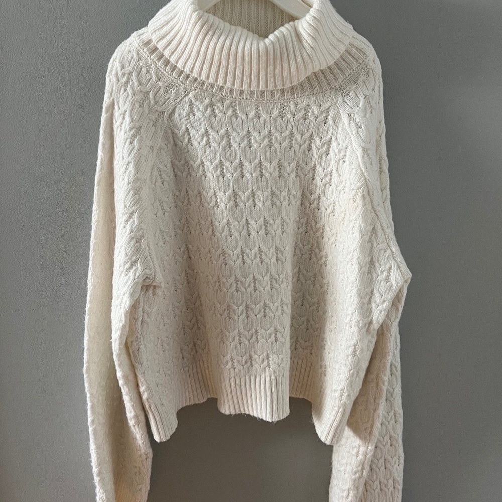 Cream sweater